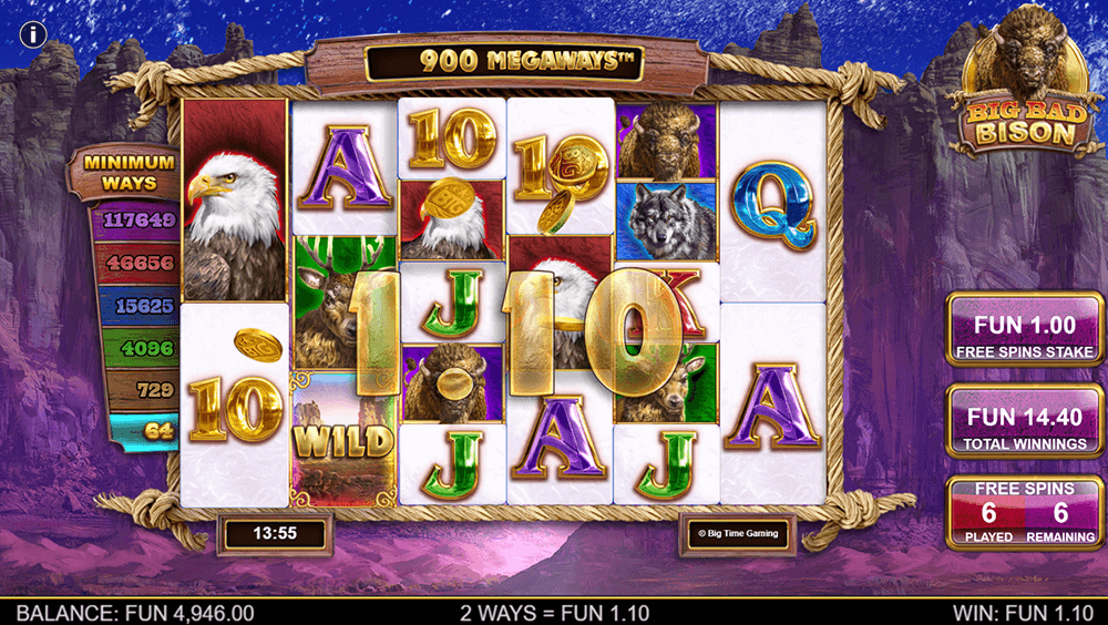 Big Bad Bison Bonuses